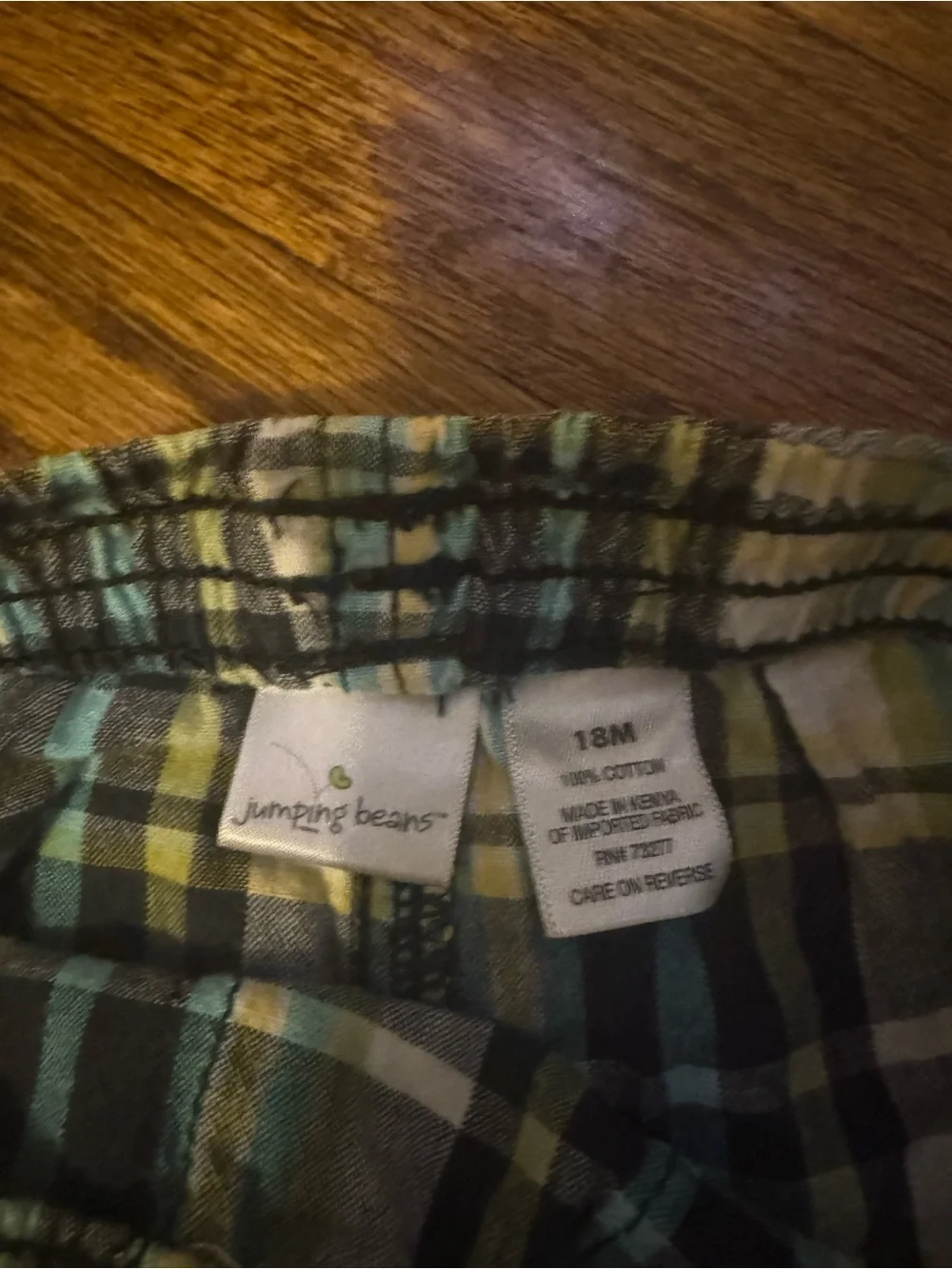 OshKosh B'gosh Kids 4-Pack Shorts - Denim Blue, Red, Green, Gray Plaid